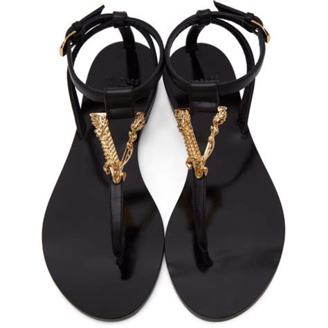 versace virtus flat mules|Women's Versace Sandal Mules & Slides .